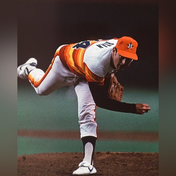 Majestic Authentic Houston Astros Retro Throwback MLB Baseball Jersey Men’s Sz M - Picture 4 of 7